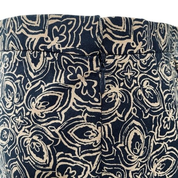 Nygard Collection Womens Silk Blend Wide Leg Floral Pants SZ 12 Boho Chic Retro - Picture 9 of 12